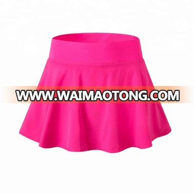 Womens Tennis Skirt Built in Compression Shorts for yoga and dance